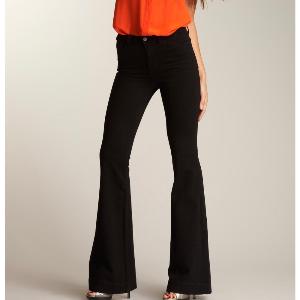 J Brand Doll High Rise Bell Bottom Jean